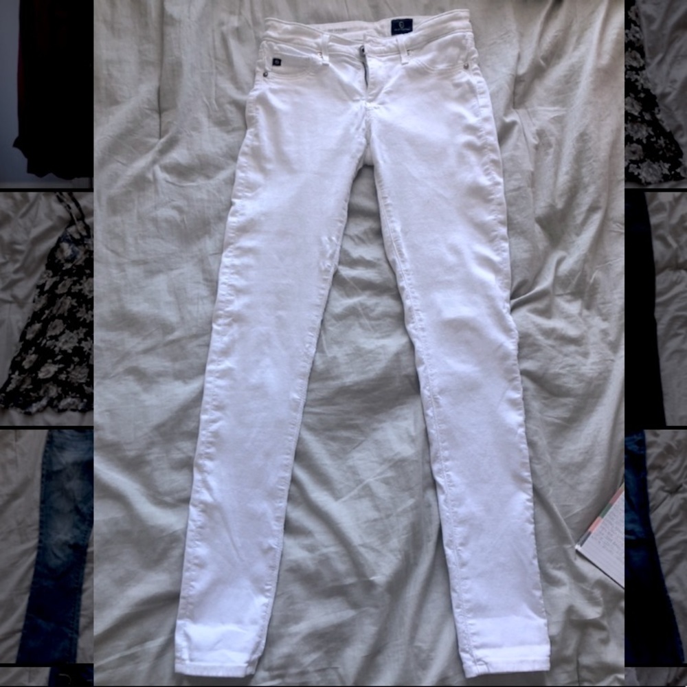 White Low rise Jeans